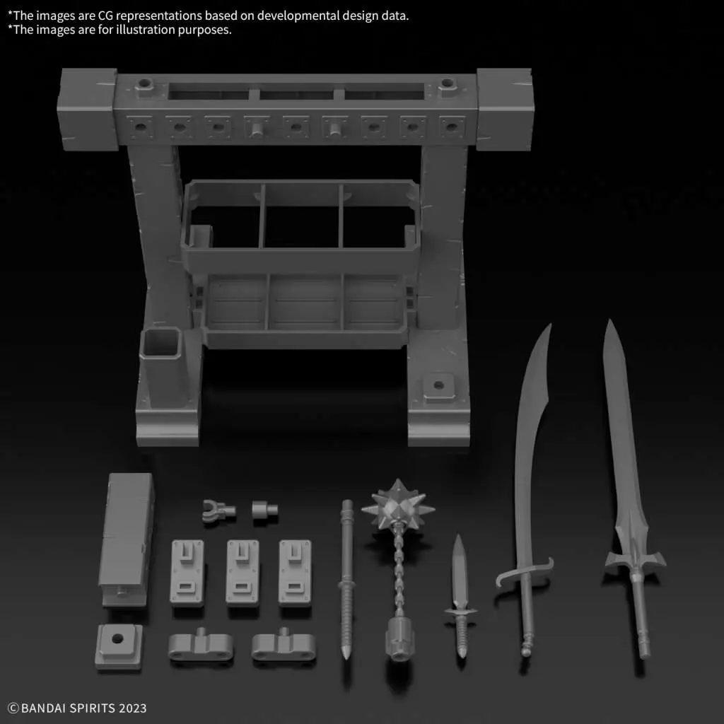 Maquette 30mf item shop 3 wepon option